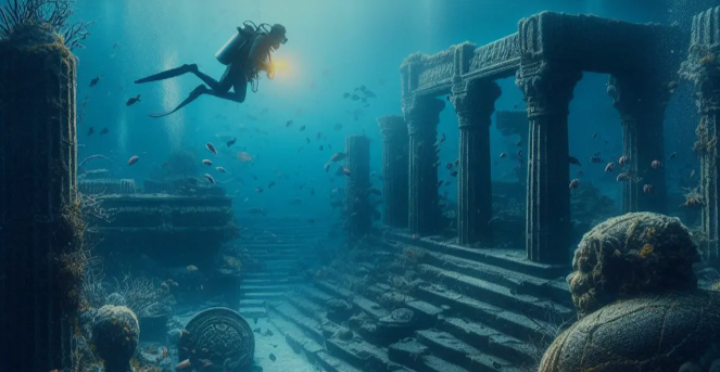ruin-in-sea